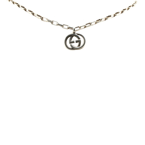 Gucci Interlocking G Necklace SV925 Silver Women's GUCCI - Picture 1 of 5